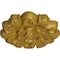 Ekena Millwork Emery Leaf Ceiling Medallion, Hand-Painted Pharaohs Gold, 7 5/8"OD x 1"P CM07EMPGS - alternate 4